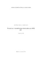 Proračun i modeliranje ekstrudera za ABS niti