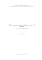 Offline programiranje industrijskog robota ABB IRB120
