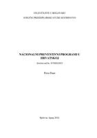 prikaz prve stranice dokumenta Nacionalni preventivni programi u Hrvatskoj