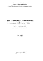 prikaz prve stranice dokumenta Zdravstvena njega starijih osoba oboljelih od šećerne bolesti