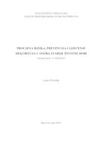 prikaz prve stranice dokumenta Procjena rizika, prevencija i liječenje dekubitusa u osoba starije životne dobi