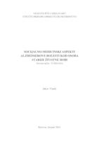 prikaz prve stranice dokumenta Socijalno-medicinski aspekti Alzheimerove bolesti kod osoba starije životne dobi