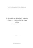 prikaz prve stranice dokumenta Sestrinske intervencije kod poroda u izvanbolničkoj hitnoj medicinskoj službi