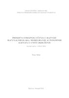 prikaz prve stranice dokumenta Primjena strojnog učenja u razvoju računalnih igara: Modeliranje autonomnih agenata u Unity okruženju