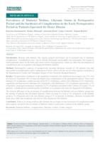 prikaz prve stranice dokumenta Prevalence of Diabetes Melitus, Glicemic Status in Periopeative Period and the Incidence of Complications in the Early Postoperative Period in Patients Operated for Heart Disease