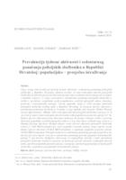 prikaz prve stranice dokumenta Prevalencija tjelesne aktivnosti i sedentarnog ponašanja policijskih službenika u Republici Hrvatskoj: populacijsko ̶ presječno istraživanje