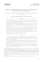 prikaz prve stranice dokumenta Possibility of deglutition function after laryngectomy: correlation analysis of physiological condition and consequences