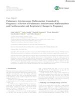 prikaz prve stranice dokumenta Pulmonary Arteriovenous Malformation Unmasked by Pregnancy: A Review of Pulmonary Arteriovenous Malformations and Cardiovascular and Respiratory Changes in Pregnancy