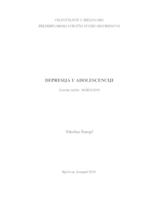 prikaz prve stranice dokumenta Depresija u adolescenciji
