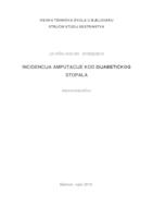 prikaz prve stranice dokumenta Pojavnost amputacija kod dijabetičkog stopala na području Koprivničko - križevačke županije